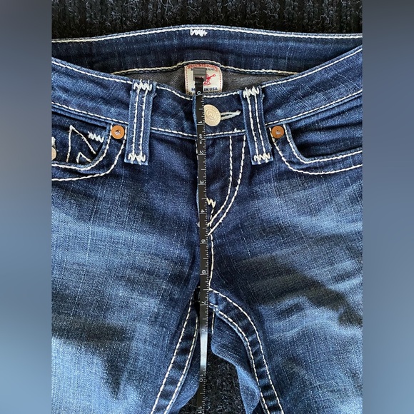 True Religion Designer jeans BECKY Big T -size 26 - Picture 6 of 13